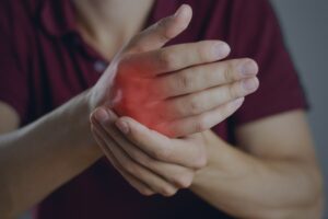 woman with Arthritis from work